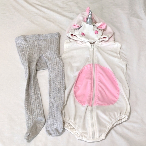 H&M Other - 2pc Unicorn costume & tights bundle - so cute!